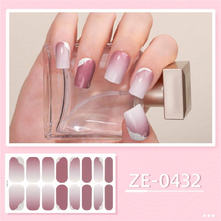 Selbstklebende Maniküre Dekoration Nagelstreifen Mode Nagelaufkleber für Frauen