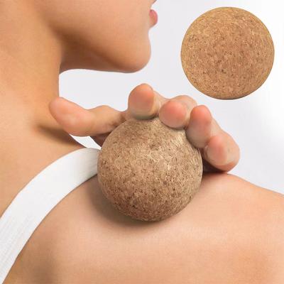 Cork Massage Ball Back Massage Foot Massager Yoga Ball Tension Release Therapy Myofascial Ball Relax Muscles Trigger Point