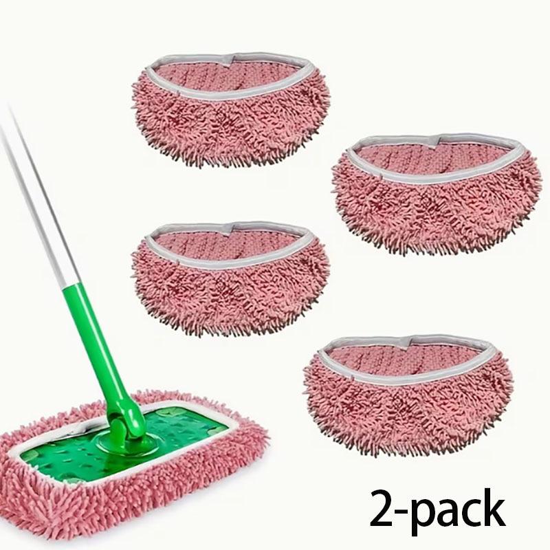 Floor Mop Pad, Washable Wetland Board Cloth, Very Suitable for Floor Cleaning, Reusable, Ultra-fine Fiber Wet Dry Dual-use Floor Cloth 4pcs