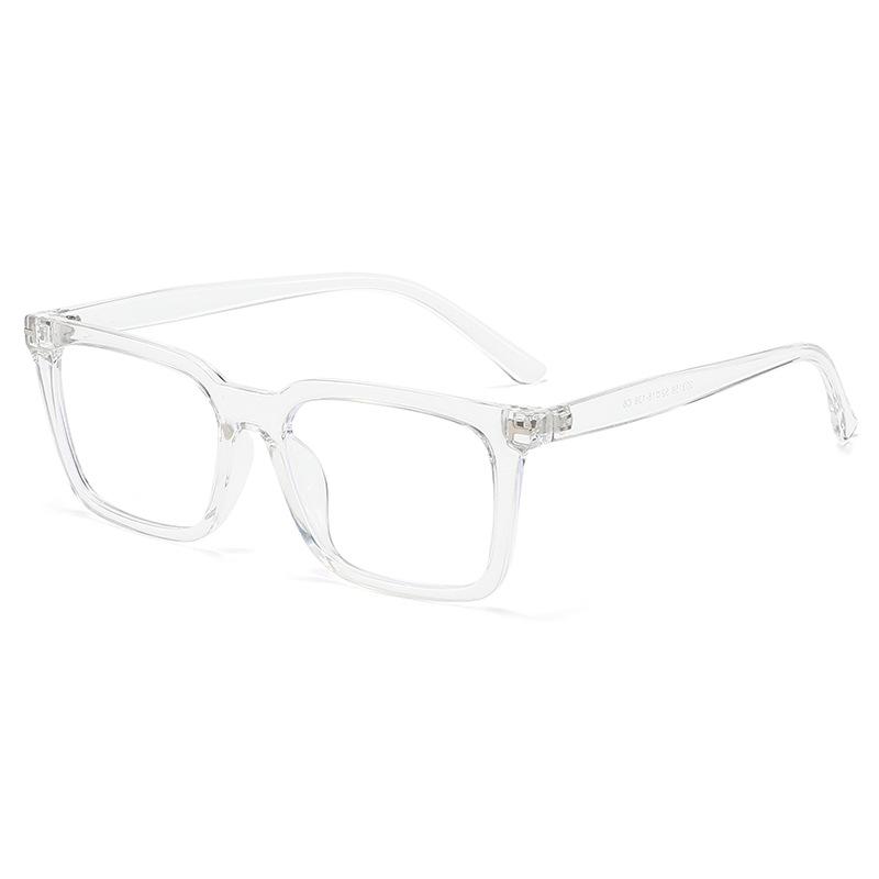 Men's business anti-blue glasses square frame simple flat glasses can be matched with degrees