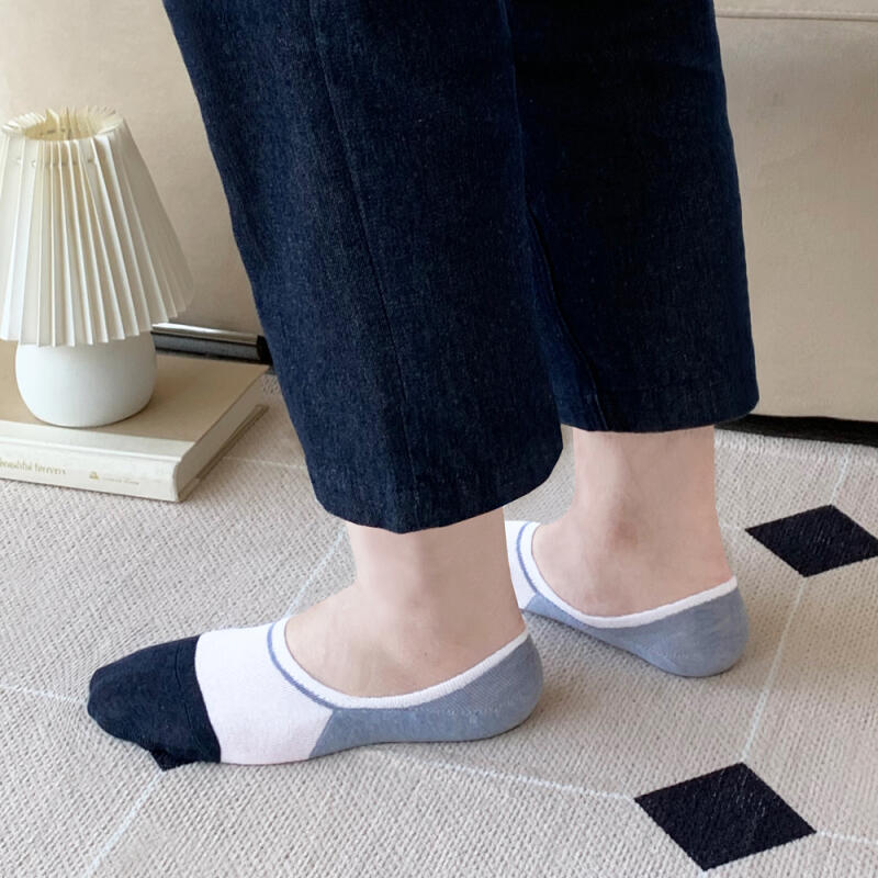[Set of 10] Men's Pastel Socks/Fake Socks