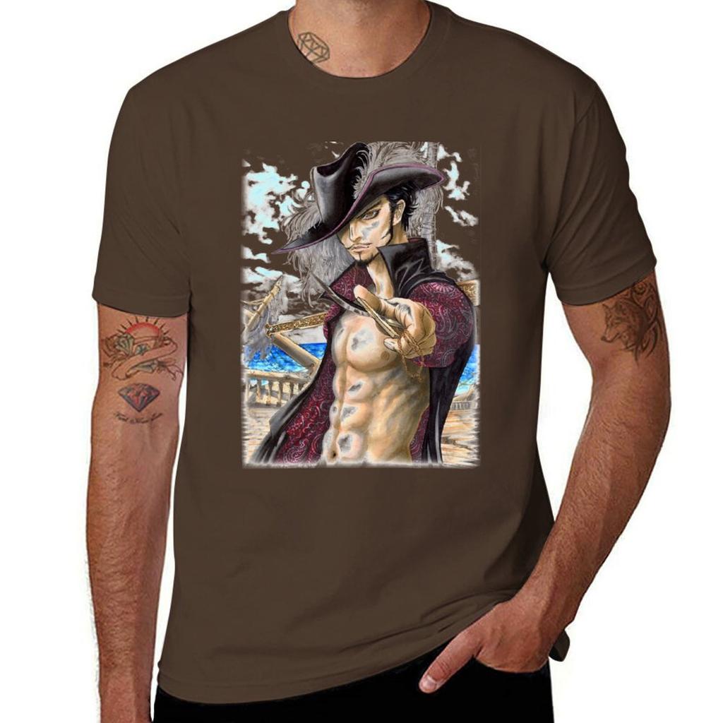 Dracule Mihawk Tshirt Aesthetic clothing graphics sublime Short sleeve tee mens graphic tshirts anime