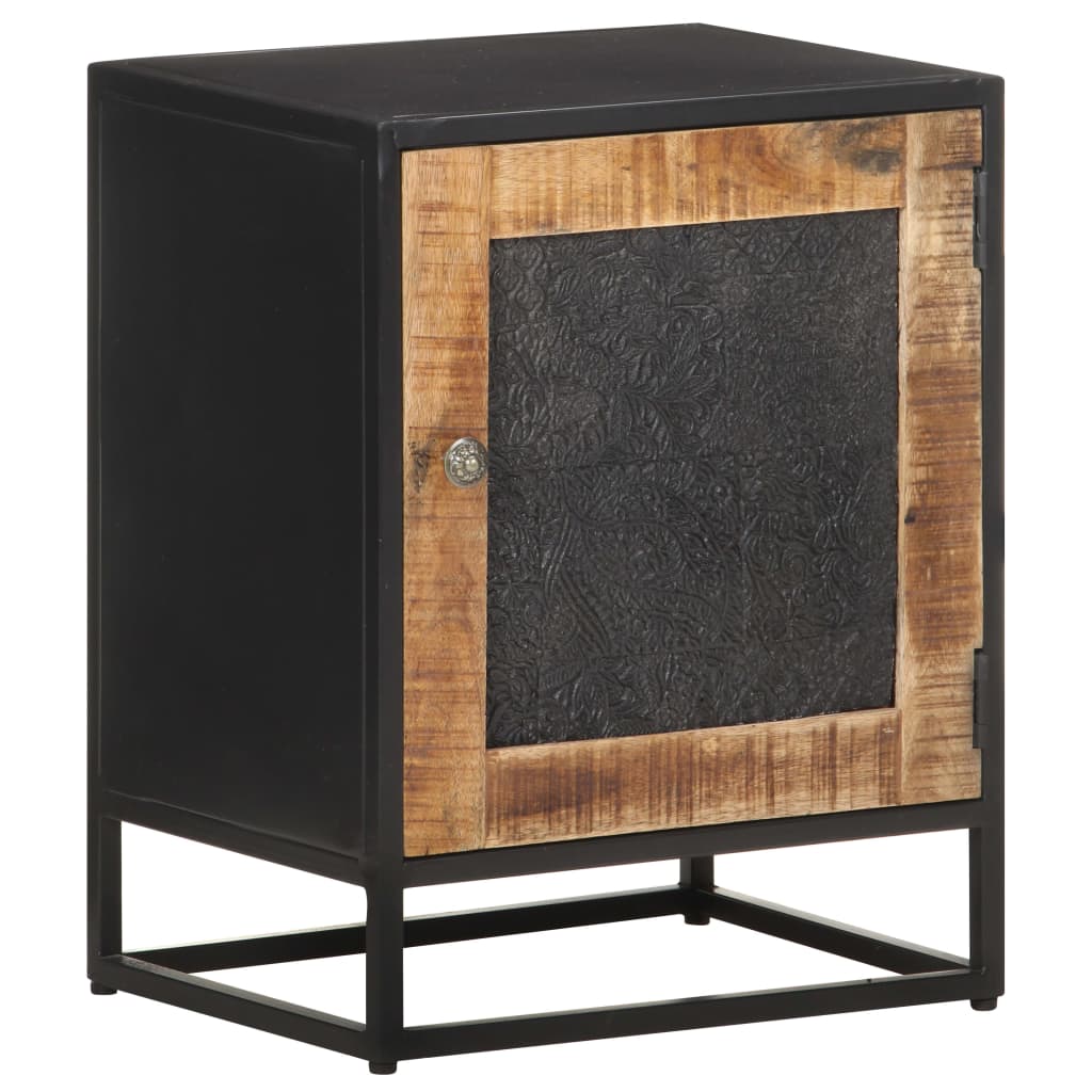 Nightstand 40 x 30 x 50 cm Rough Mango Wood