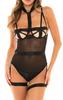 Dena Black Body Harness - Oh Là Là Chéri - Bodysuits and Harnesses
