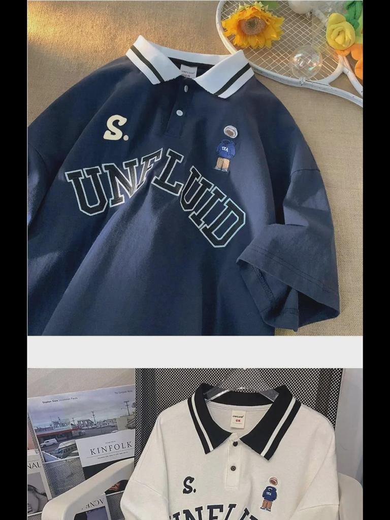 Męska koszulka polo slim fit w stylu koreańskim: Modny letni top z krótkim rękawem 2023