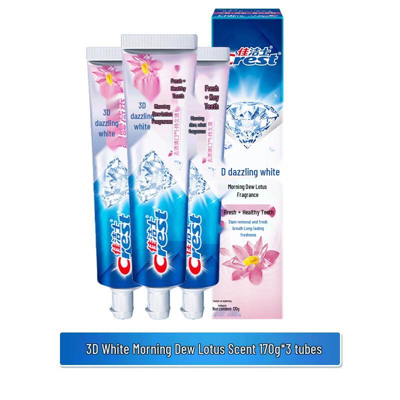 

Crest 3D White Morning Dew & Lotus Toothpaste