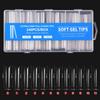 240pcs XXL False Nails Super Long Ballerina Nails Press on Nail Full Cover Matte Gel Tips Nail Art American Capsule Fake Tips