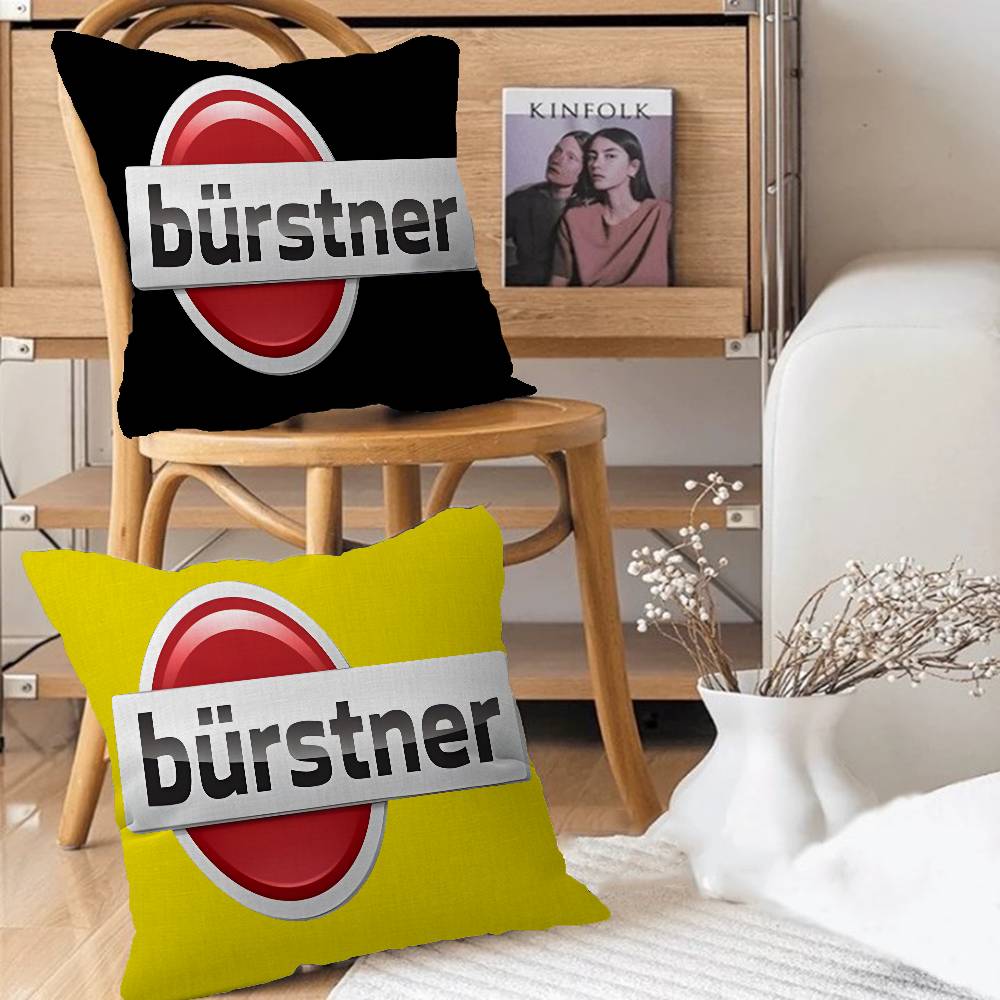Burstner Cushion Cover Car Throw Pillow Case For Sofa Car Christmas Gift 40x40cm 45x45cm
