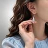 Xiaomi 925 Sterling Silver Earrings For Women Trendy Geometric Flower Shape Earring Jewelry Prevent Allergy Party Gift Accessories