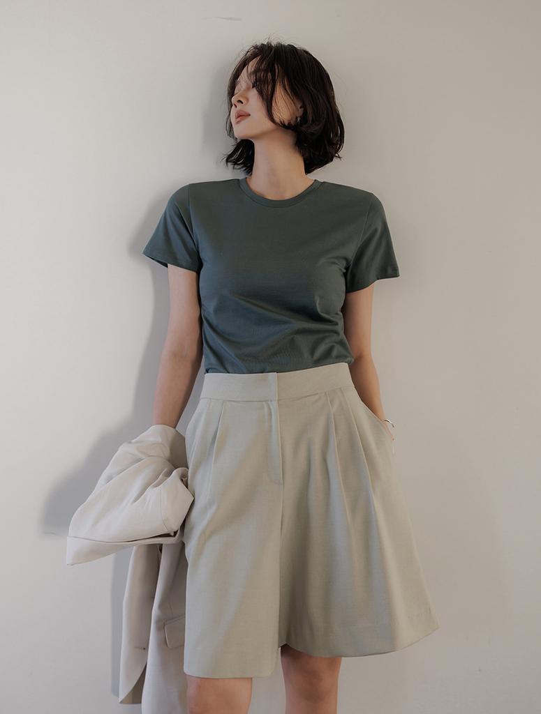 Memua Broad Cotton Slim Tee