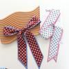 2025 New High-Grade Spring and Summer Retro Dots Narrow Small Silk Scarf Women's Suit Tie Hair Ribbon Scarf Headband