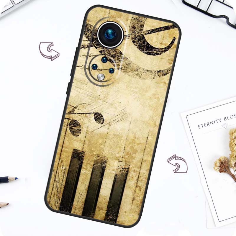 Music Note Case For Honor Magic 7 5 6 Lite Honor 200 Pro X8b X9a X8a X8 X9 X9c X9b 50 70 90 Lite Cover