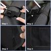 1x Car Trunk Storage Bag Organizer Hanging Net Rear Seat Storage Bag Accessories