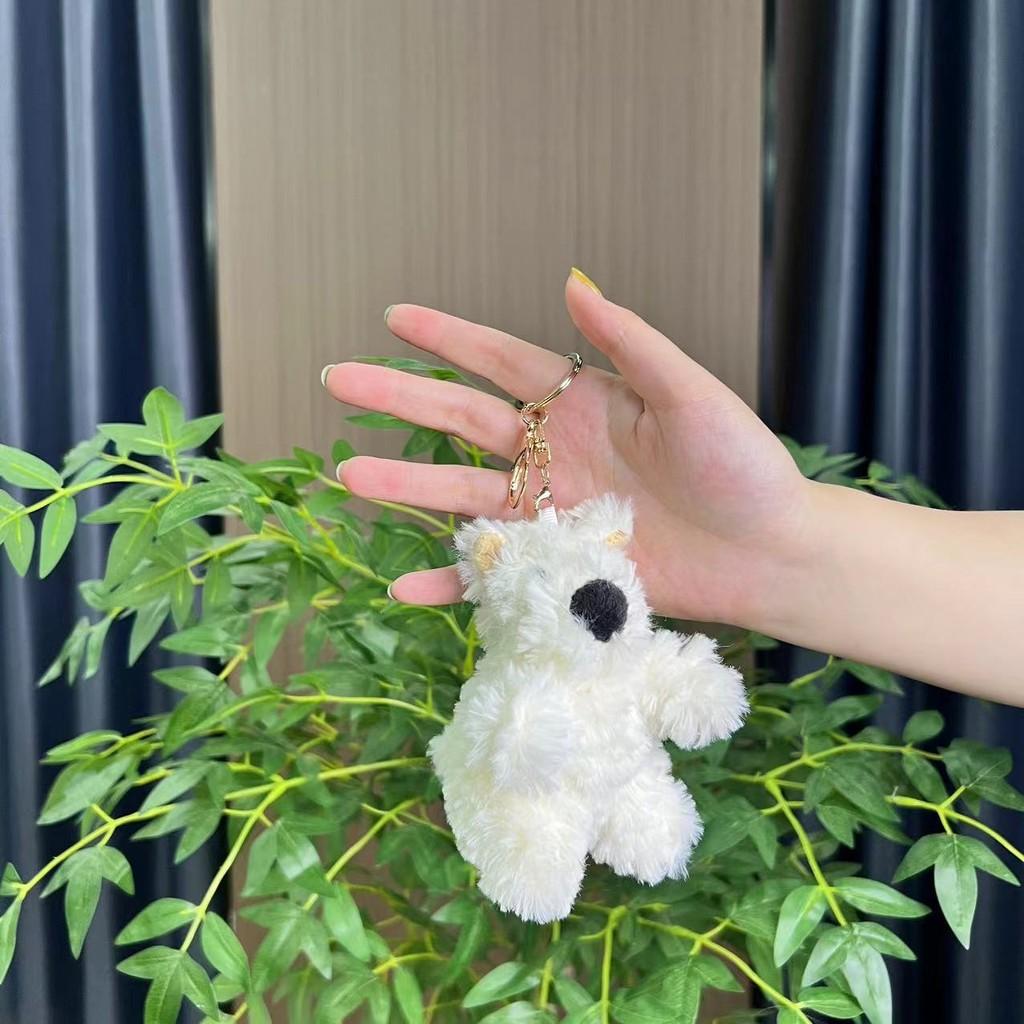 Plush Charming Small Dog Keychain With Ultra Soft Pp Cotton Filling And Stylish Design