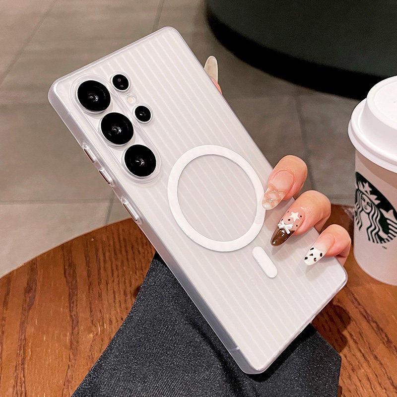 Matte for Hard Case for Samsung Galaxy S26 S2 Ultra S23 S24 Plus Magnetic Frosted Ultra Slim Thin PC Shockproof Cover