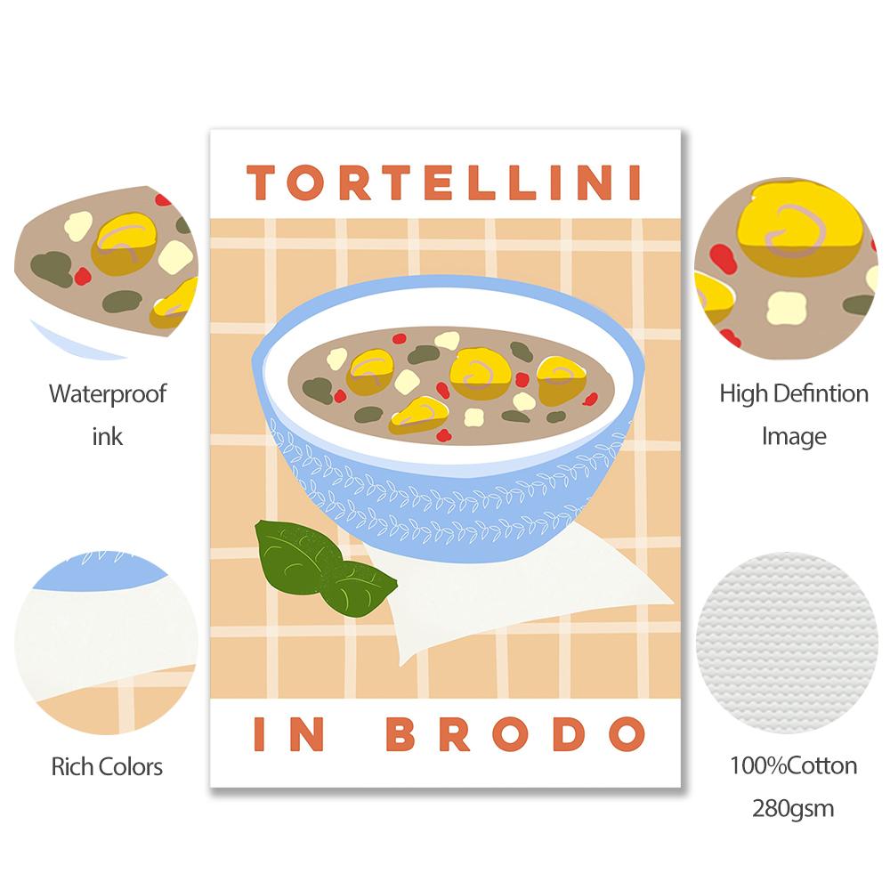 English Breakfast Retro Druck Kitchen Decor Food Art Wall Canvas Painting Room Home Decor Vintage Guacamole Tacos Modern Poster