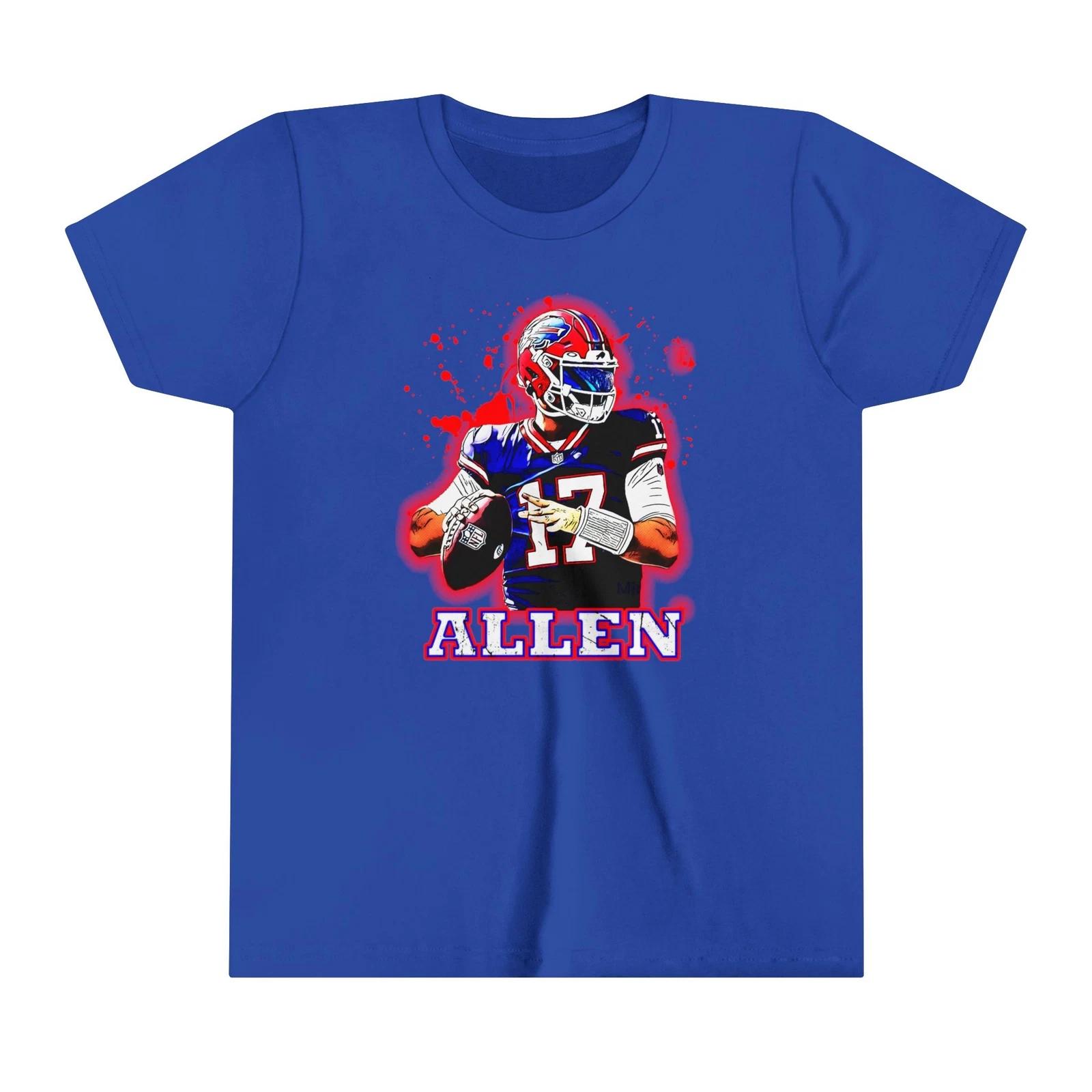 Men s and Women s T-shirts Josh Allen Youth T-Shirt - Future of Buffalo Bills S