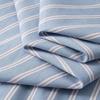 Dibinze Men's Plus Size Vertical Striped Pure Cotton Long Sleeve Shirt