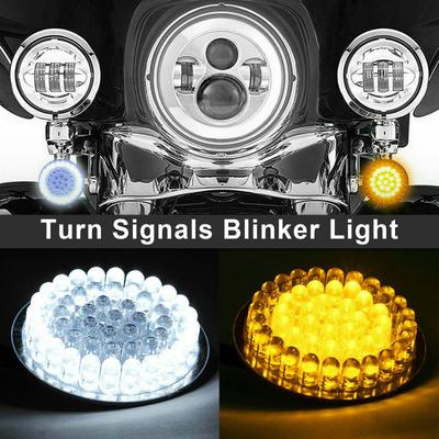 2 Stück 1157 LED Blinkerleuchten für Dyna Softail Street Glide Road King