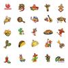 10/50Pcs Mexican-style Food Stickers Graffiti Stickers for DIY Luggage Laptop Skateboard Motorcycle Bicycle Stickers