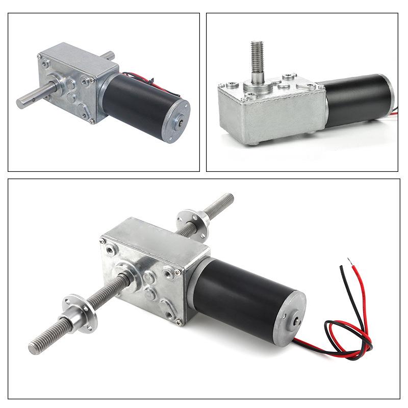 12V/24V DC Schneckengetriebemotor mit Selbsthemmung & einstellbarer Drehzahl für elektrischen Wäscheständer