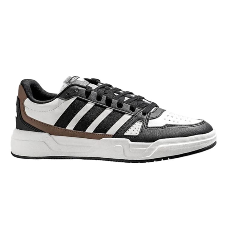 Adidas LITE BALLER Slip Resistant Abrasion Resistant Low top Skateboard Shoes Unisex Black White JP9177