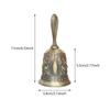 Cluoling Hand Bell, Table Bell, Dinner Bell, Retro Style, Metal, Hand-Mounted Bell, Restaurant Supplies, Festival Supplies, Percussion Instrument, Cal