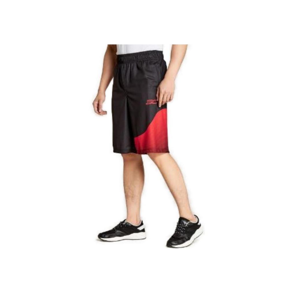 Under Armour Logo Print Basketball Shorts Men shorts Red 1298338-002