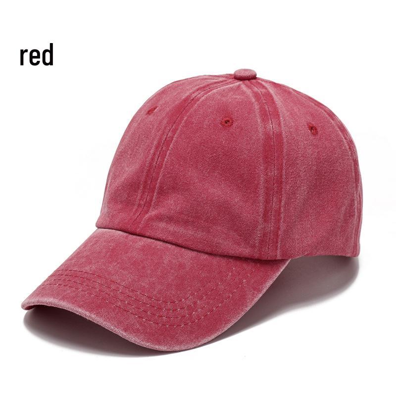 Vintage Distressed Dad Hat with Embroidered Logo – Soft Brim, Flat Bill Baseball Cap
