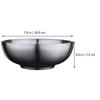 1 Pcs. Stainless Steel Double Layer Insulated Bowl Large Large Soup Bowl Handle Large Soup Bowl 1100ml | Bowls