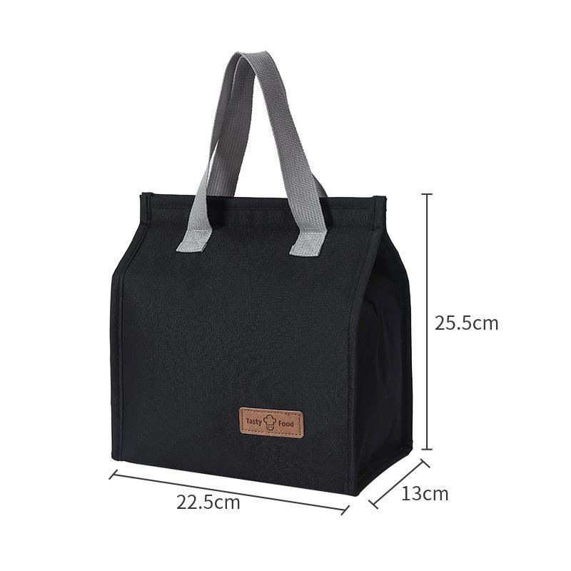 Beilian Large Capacity Insulated Lunch Bag, Handheld and Thickened for Students and Work.