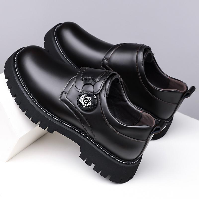 

Luxury Brand Business Wedding Casual Shoes Fashionable Thick Soled Comfort Non Slip Leather Shoes Men s Quality Handmade Loafers 48