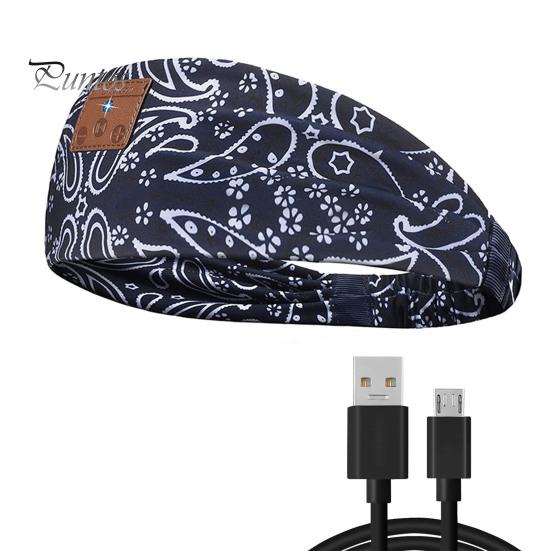 

Спортивний ремінець Bluetooth-сумісний музичний ремінець Стереозвук Перезаряджається високоеластичний ремінець для бігу синій