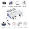 KIWI Design D3 PS5 SLIM Compatible Cooling Vertical Station Controller Charging Stand with Simultaneous Charging of 2 8 Card Airflow USB PS5 PS5