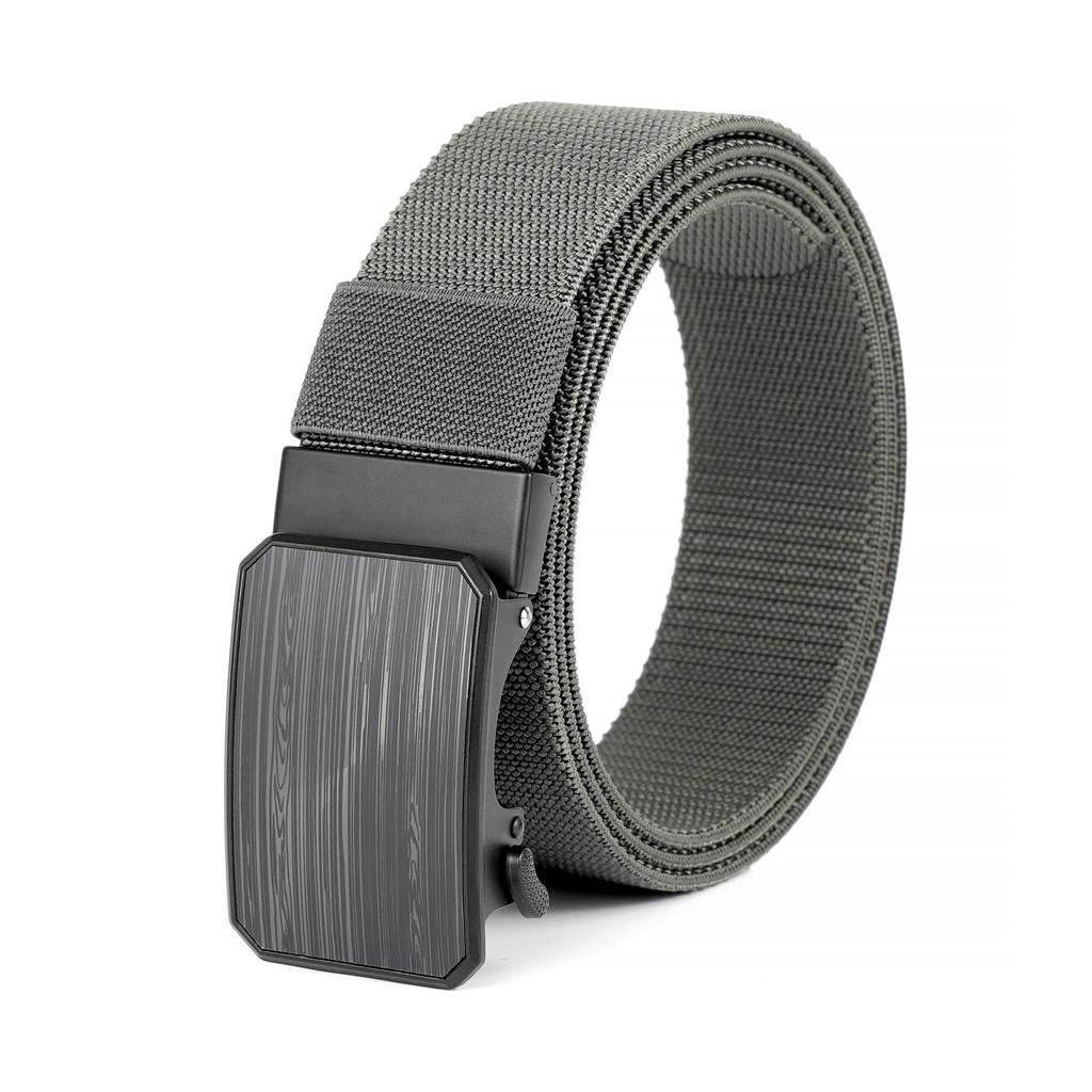 Tactical Quick Release Elastic Nylon Waist Belt for Men