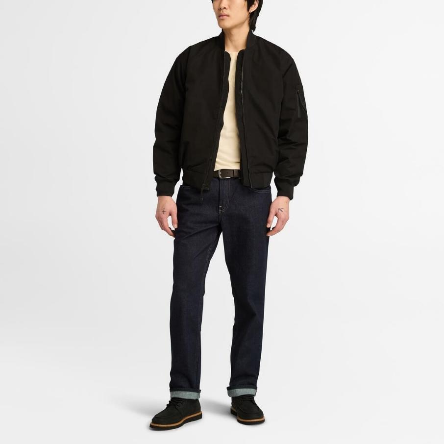 Timberland AF Water Resistant 3 In 1 Bomber Jacket Men Jackets Black A6927-001