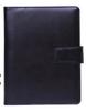 A5 6-Ring Notebook with 100 Sheets PU Leather Spiral Bound College Diary Featuring Phone Holder and Pockets Style Loose-leaf