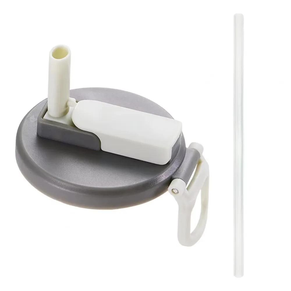 BPA-Free Silicone Soda Can Lids with Straws Reusable Jar Cap Accessory for Standard Beverage Cans Picnic Essential