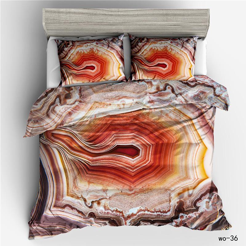 

RunGrape Постельное белье с принтом мрамора Пододеяльник Комплект постельного белья Двуспальный Полуторный Квин Королевский размер 240x220 Скандинавское покрывало 150 Евро Постельное белье EU Single 135x200 cm