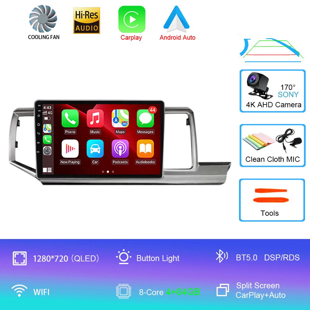 Android 14 Car Radio For Honda Stepwgn 2009-2013-2015 Multimedia Video Player Stereo Navigation GPS Carplay Android Auto WIFI