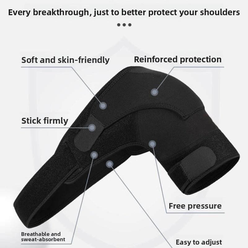 Sports Shoulder Pads Fitness Cold Compress Strained Shoulder Straps Fixed Adjustable Shoulder Straps Sports Shoulder Pads
