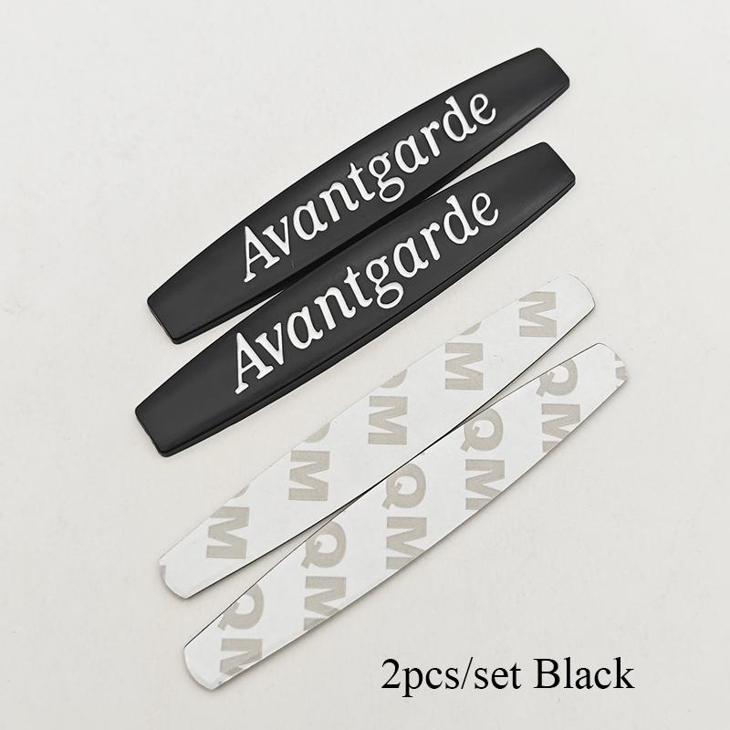 3D Metal Car Sticker Logo Avantgarde Emblem Fender Side Badge For Mercedes Benz W210 W211 W203 W204 W205 W212 W213 Accessories