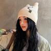 Rabbit Ear Hat for Women InsStyle Knitting Hat Anime Cosplay Costume Hat Outdoor Skiing Hiking Hat Windproof Warm Cap