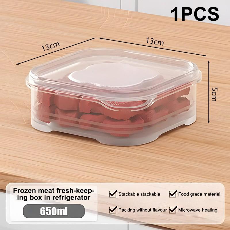 1Pieces Refrigerator Storage Box Meat Storage Box Food Packaging Box Food Grade Refrigerator Special Arrangement