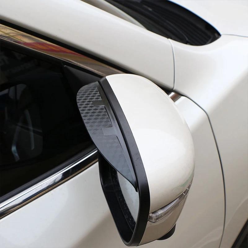 Mein gutes Auto Carbon Fiber Rückspiegel Abdeckung Regen Schild Visier Aufkleber für Nissan X-Trail XTrail T32 für Qashqai J11 Murano