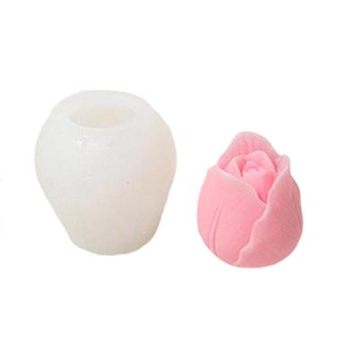 Stampo per la Realizzazione di Candele a Forma di Tulipano in Silicone per Uso Alimentare per Candele Artigianali e Progetti Decorativi