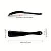 2Pcs-Red Short Handle Plastic Shoehorn Hangable Unbreakable Shoe Lifter For Elderly Children Pregnant Women Household Use
