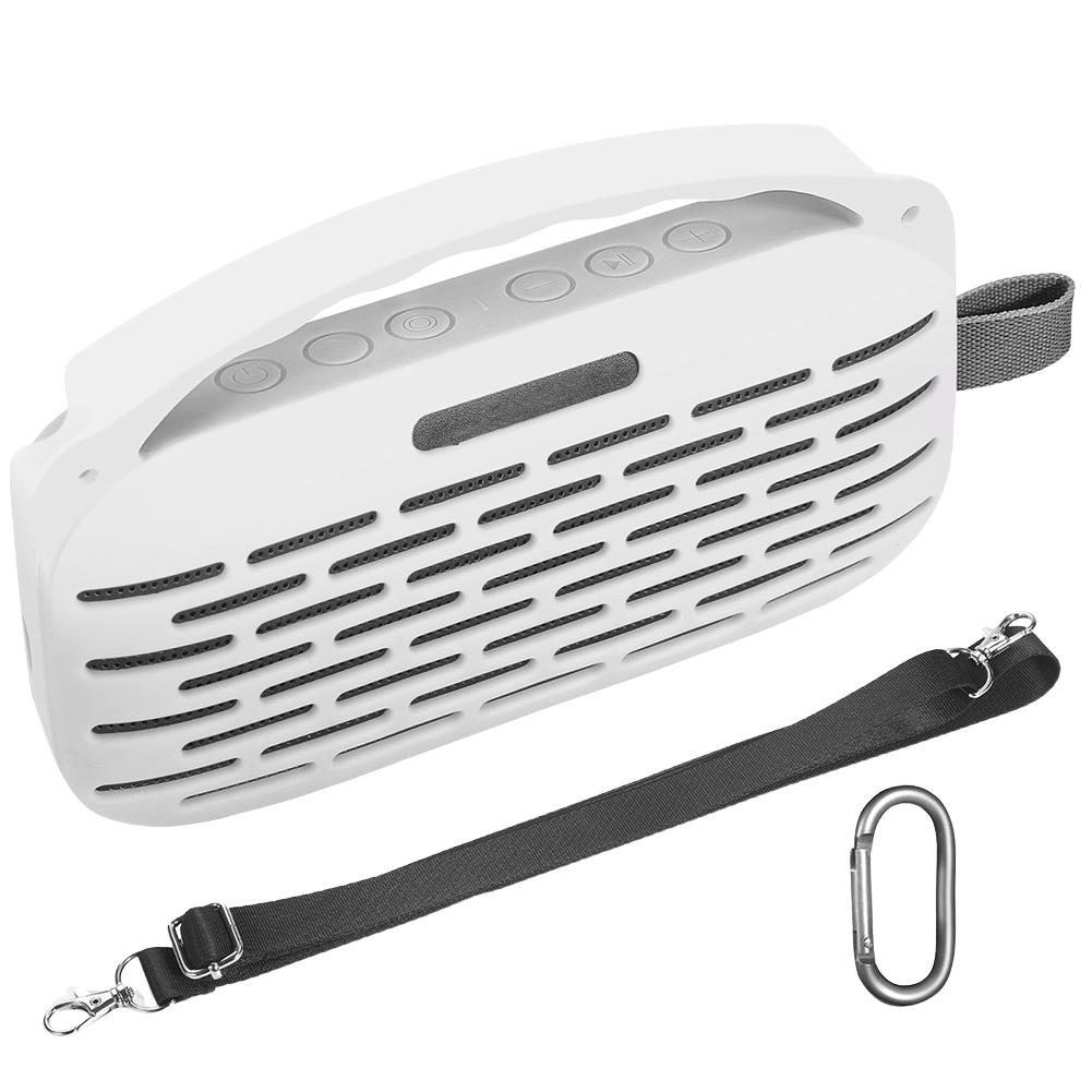 Silicone Protective Cover Travel Protective Carrying Pouch Protective Skin Sleeve for Bose SoundLink Flex 2nd Gen Accessories