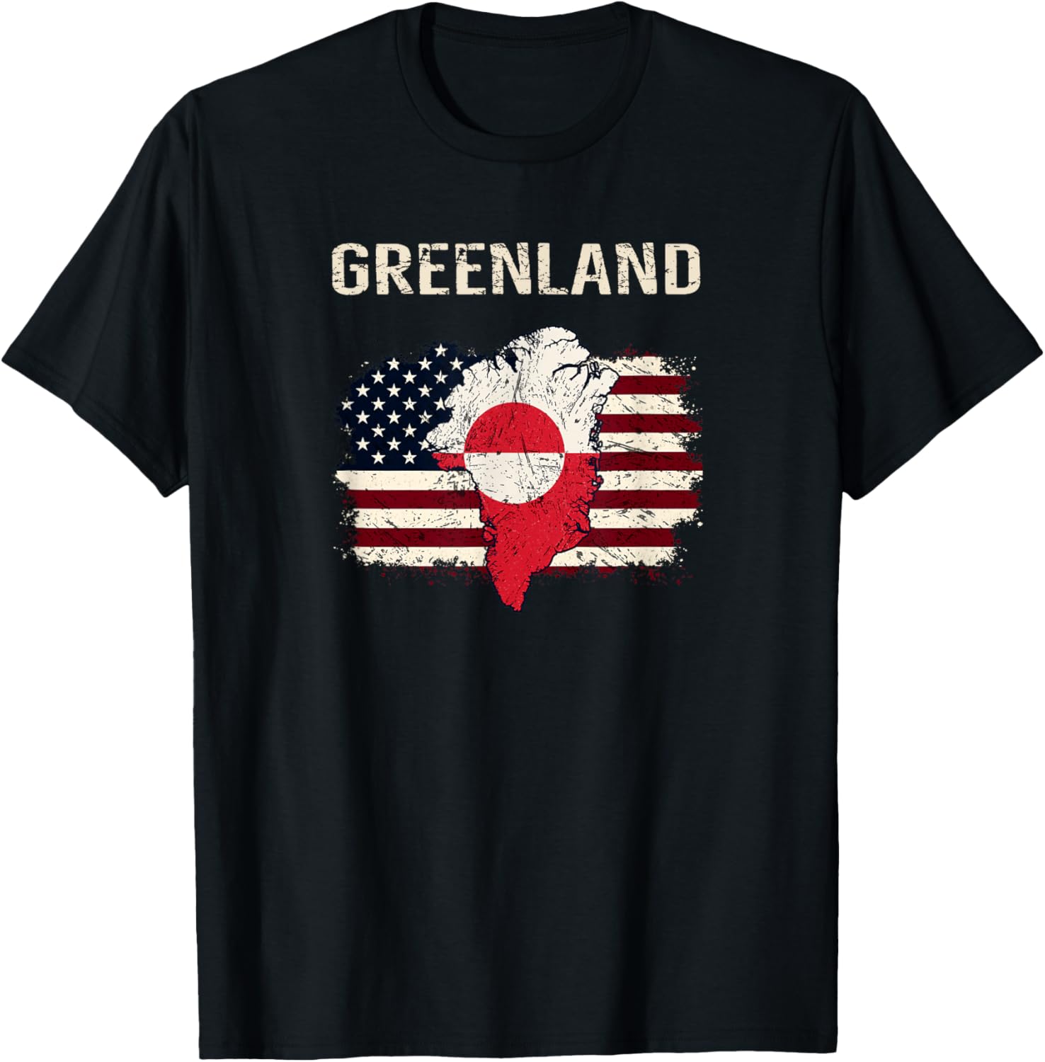 Greenland is another state in the USA. Annexation by Trump T-Shirt S разноцветный