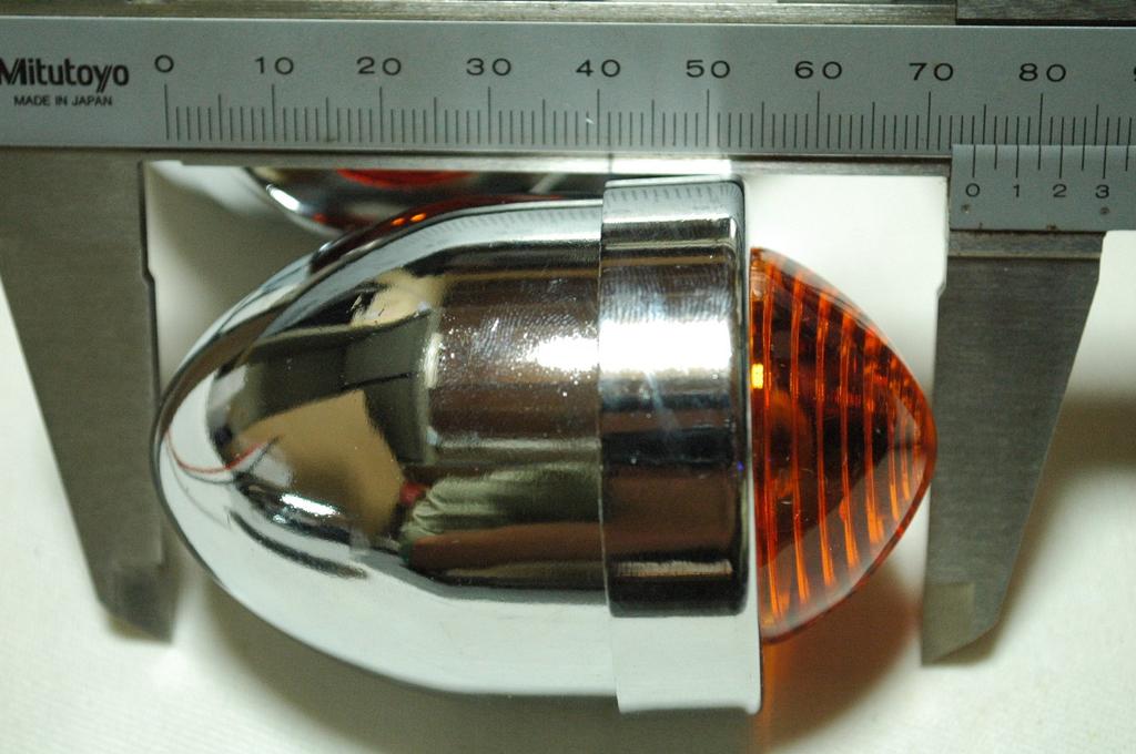 Universal Billet Bullet Turn Signals of for American Motorcycles Black with Clear (Set 2) [ADVANTAGE] (2 Lenses)